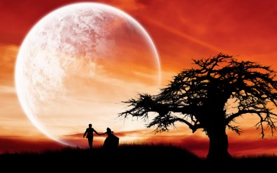hd-love-couple-wallpaper-supermoon-romantic-night-wide